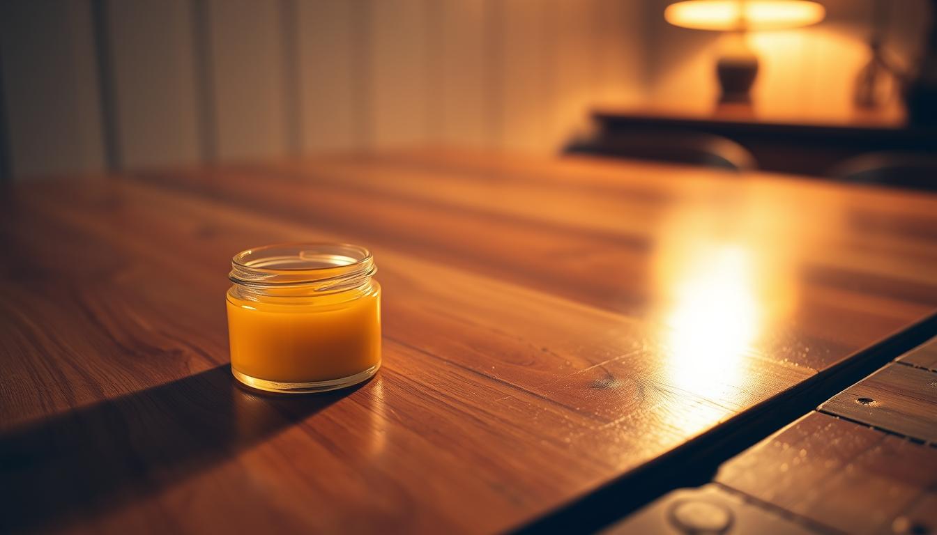 how to polish wood furniture with beeswax